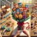 cara bikin buket snack dari kertas kado