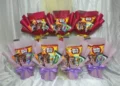 buket snack mini dari kertas kado