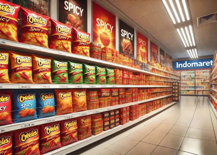 Makanan Ringan Pedas Di Indomaret