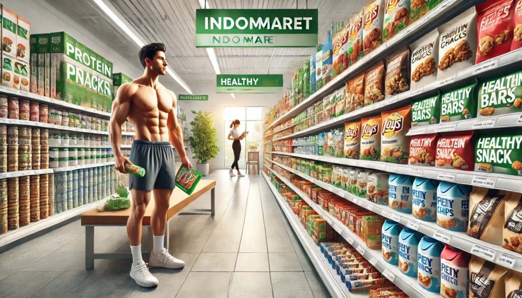 camilan tinggi protein di indomaret