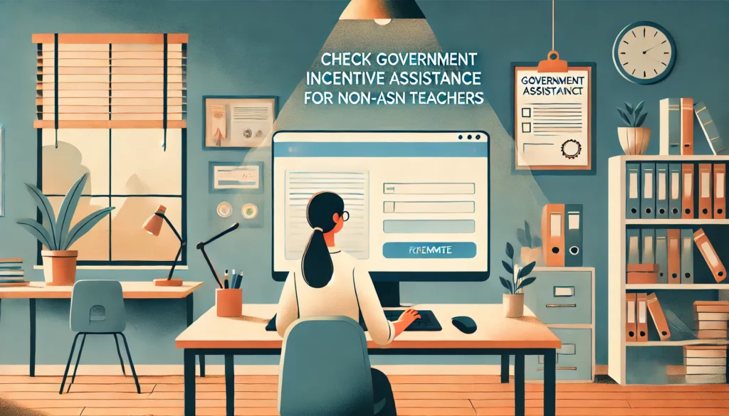 cara cek bantuan insentif guru non asn