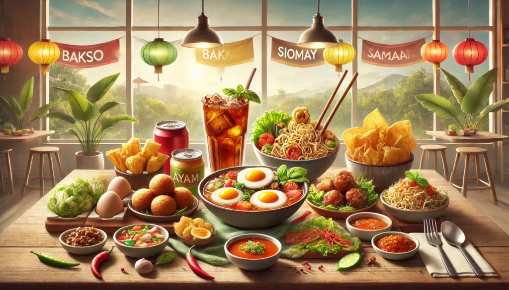 makanan pendamping bakso dan mie ayam