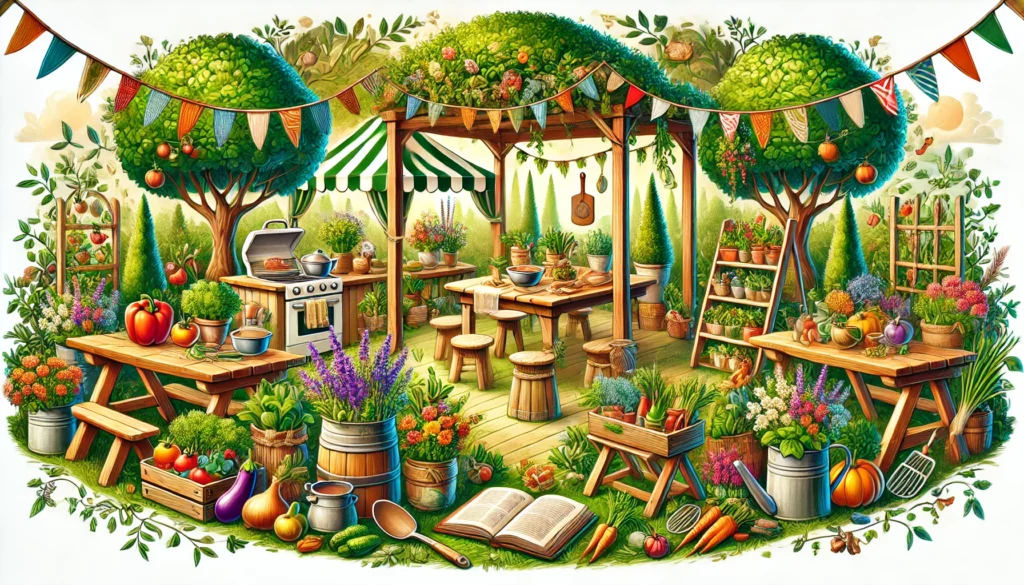 resep grow a garden cooking event