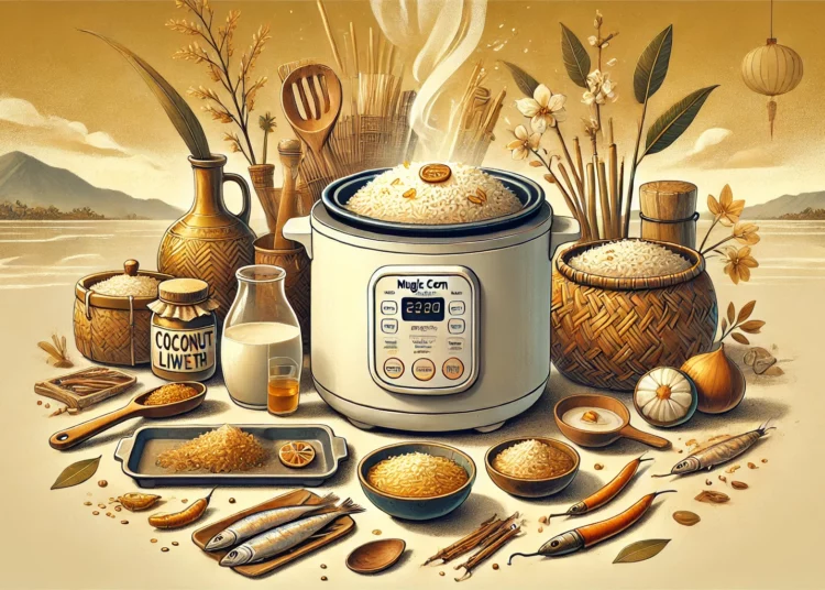cara masak nasi liwet di magic com