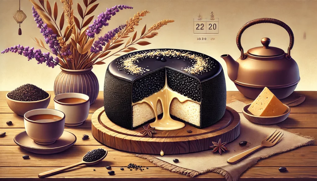 resep bolu ketan hitam keju lumer