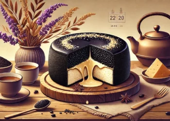 resep bolu ketan hitam keju lumer