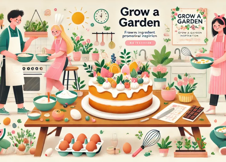resep cake grow a garden