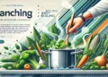 teknik memasak dengan cara merebus sebentar bahan makanan
