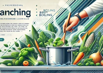 teknik memasak dengan cara merebus sebentar bahan makanan