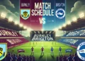Jadwal Burnley vs Brighton