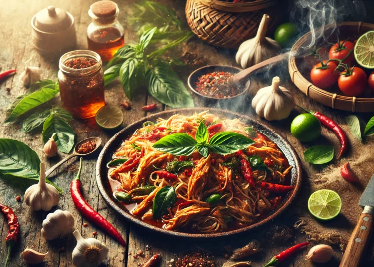 Resep Ayam Suwir Kemangi