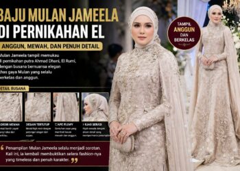 Baju Mulan Jameela Di Pernikahan El
