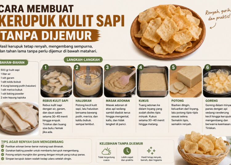 Kerupuk Kulit Tanpa Jemur