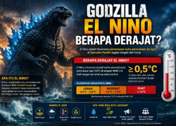 Godzilla El Nino Berapa Derajat