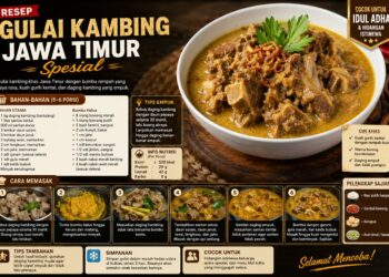 Resep Gulai Kambing Jawa Timur Spesial