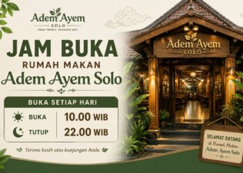 Jam Buka Rumah Makan