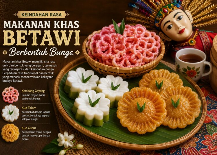 Makanan Khas Betawi Berbentuk Bunga