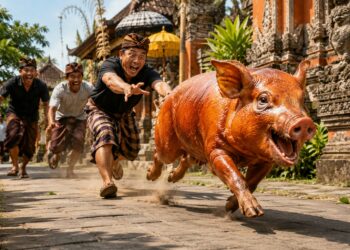 Babi Guling Men Lari