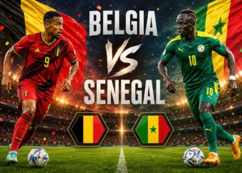 Pertandingan Belgia vs Senegal