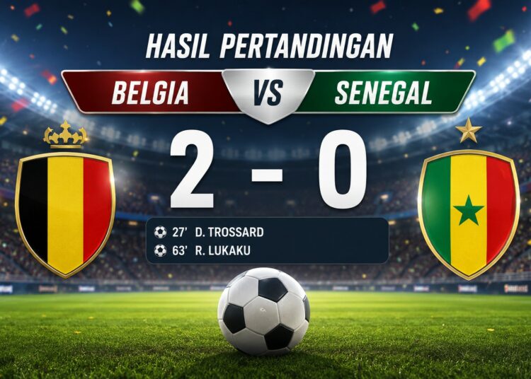 Hasil Belgia vs Senegal