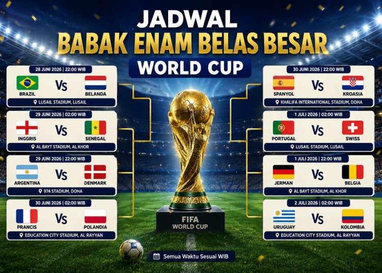 Jadwal Babak Enam Besar