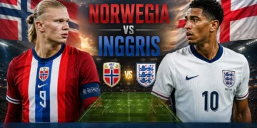 Prediksi Norwegia vs Inggris