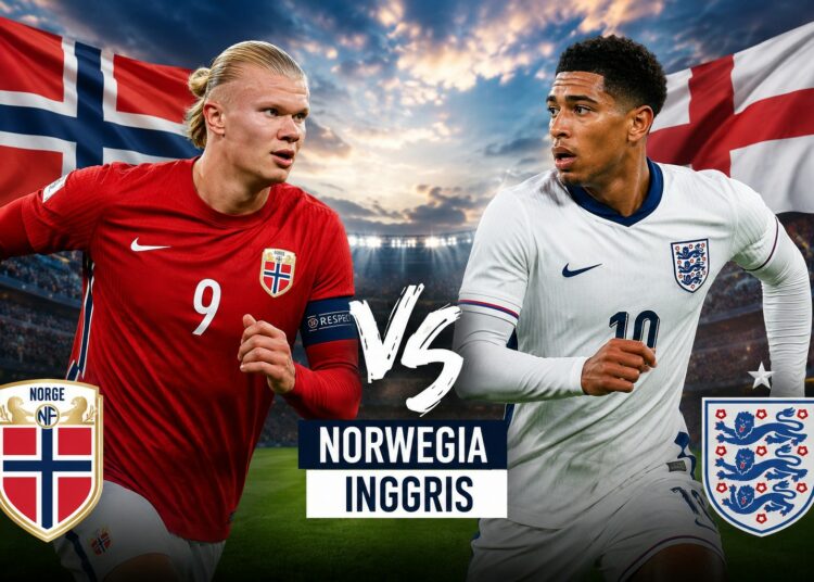 Hasil Norwegia vs Inggris