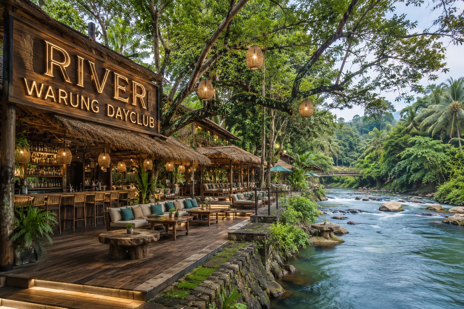 River Warung Dayclub Ubud Bali Yang Lagi Hits Banget