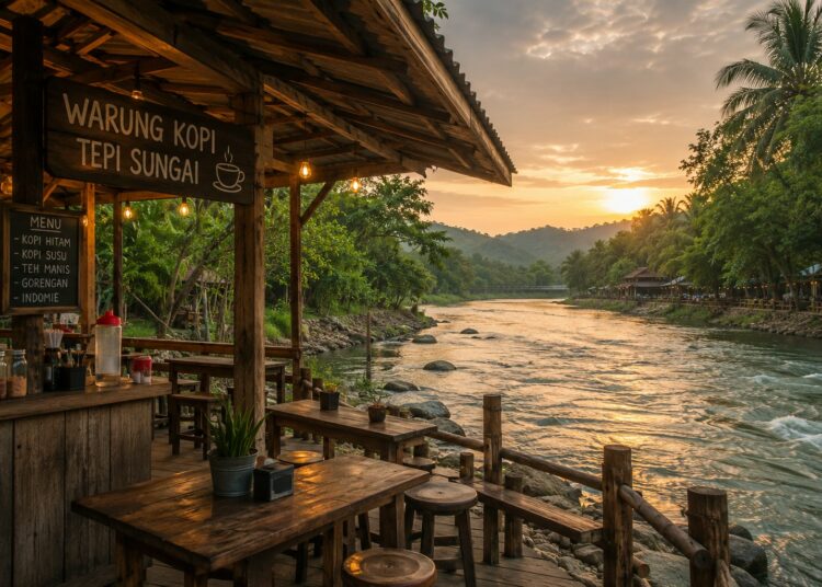 Warung Kopi Tepi Sungai