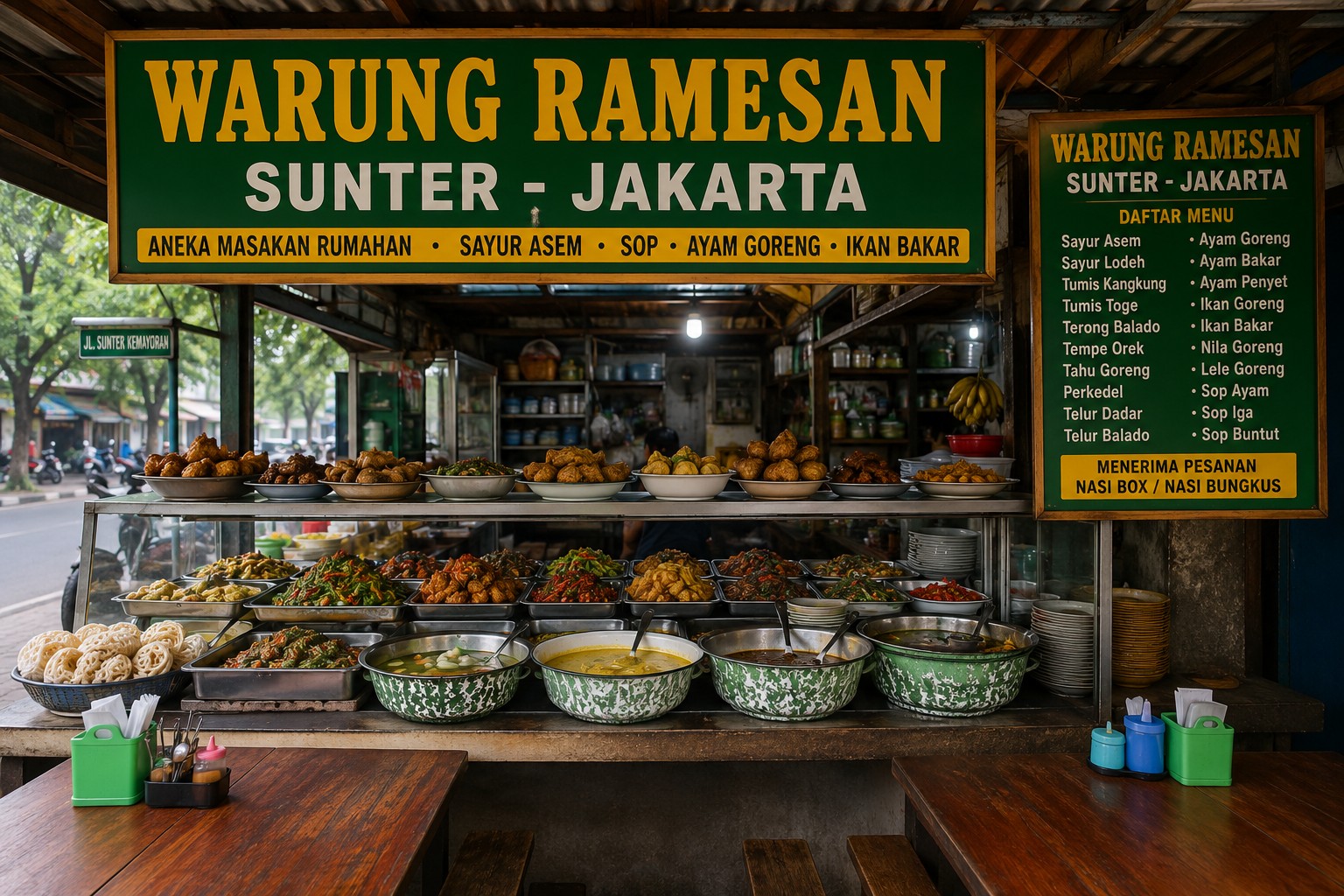 Warung Ramesan Sunter Jakarta Kuliner Rumahan Favorit