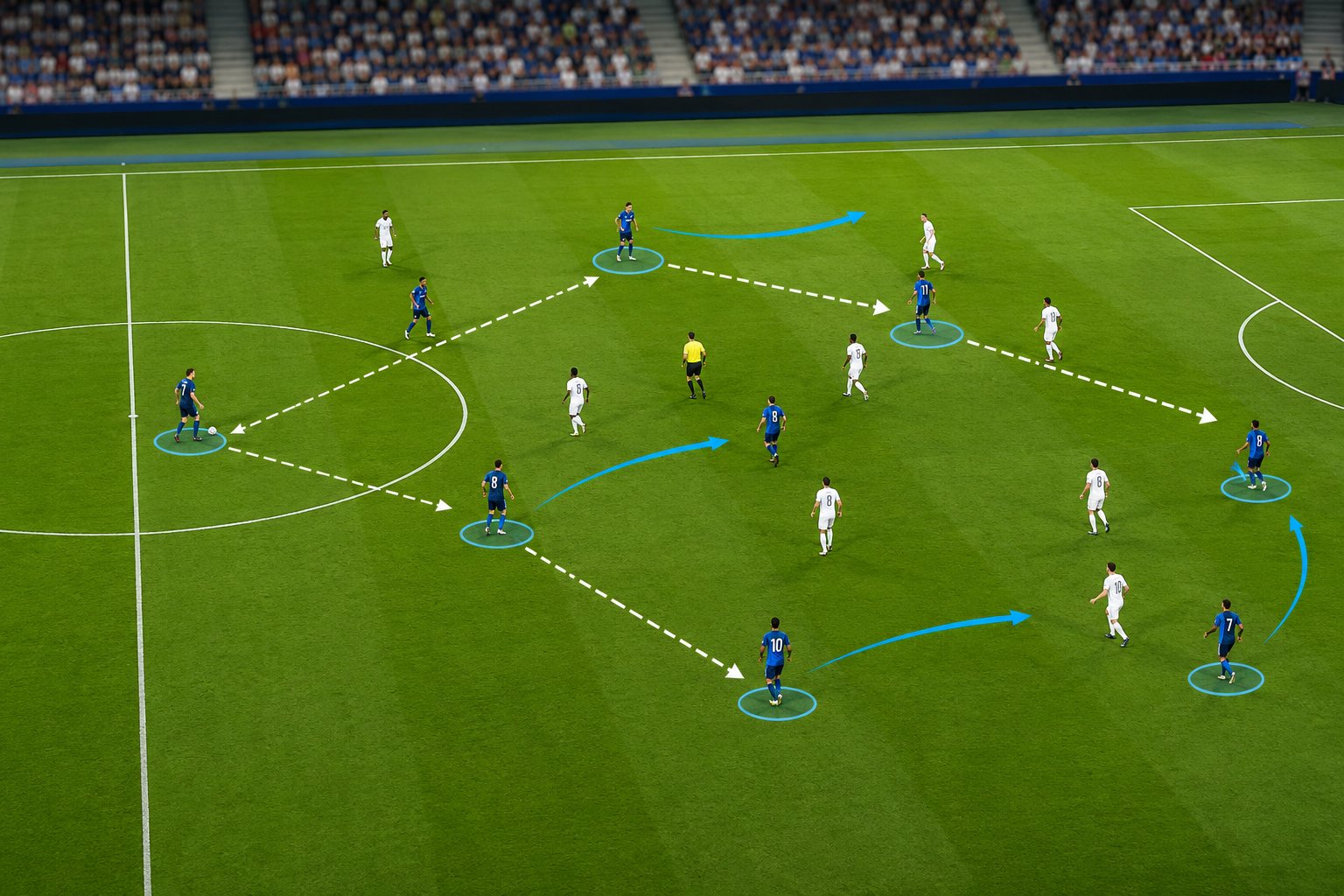 Analisis Pergerakan Tanpa Bola dalam Sepak Bola Modern