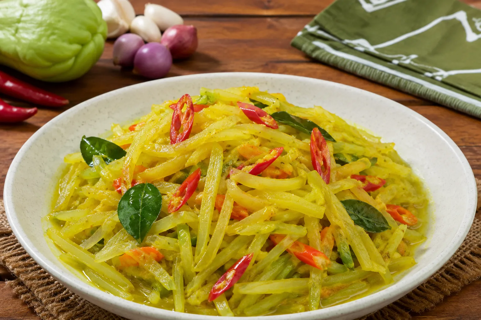 Resep Tumis Labu Siam Bumbu Kuning Enak Sederhana