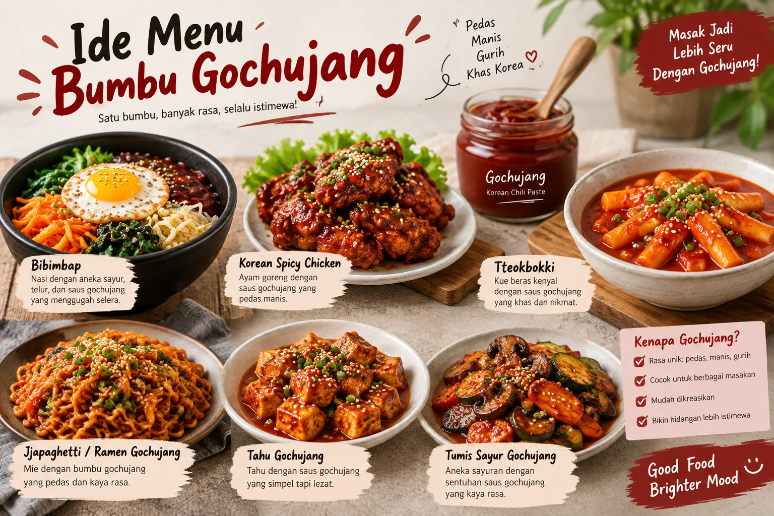 Ide Menu Bumbu Gochujang Pedas Manis Ala Korea