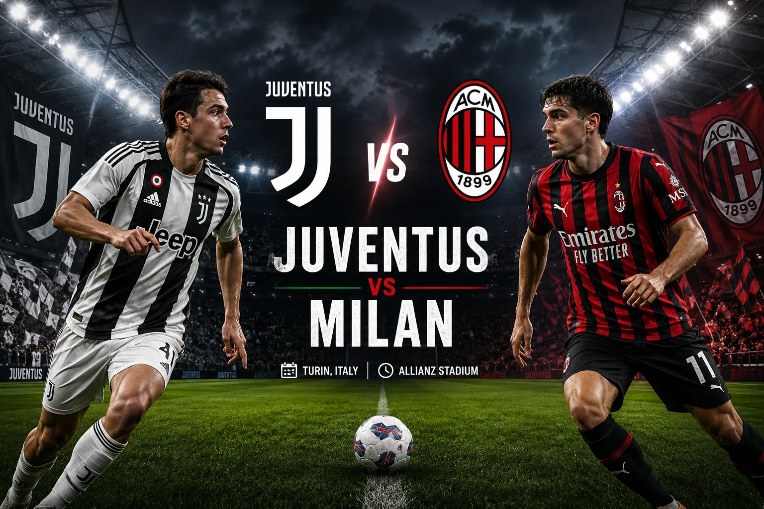 Pertandingan Juventus vs Milan Jadi Derby Panas Italia